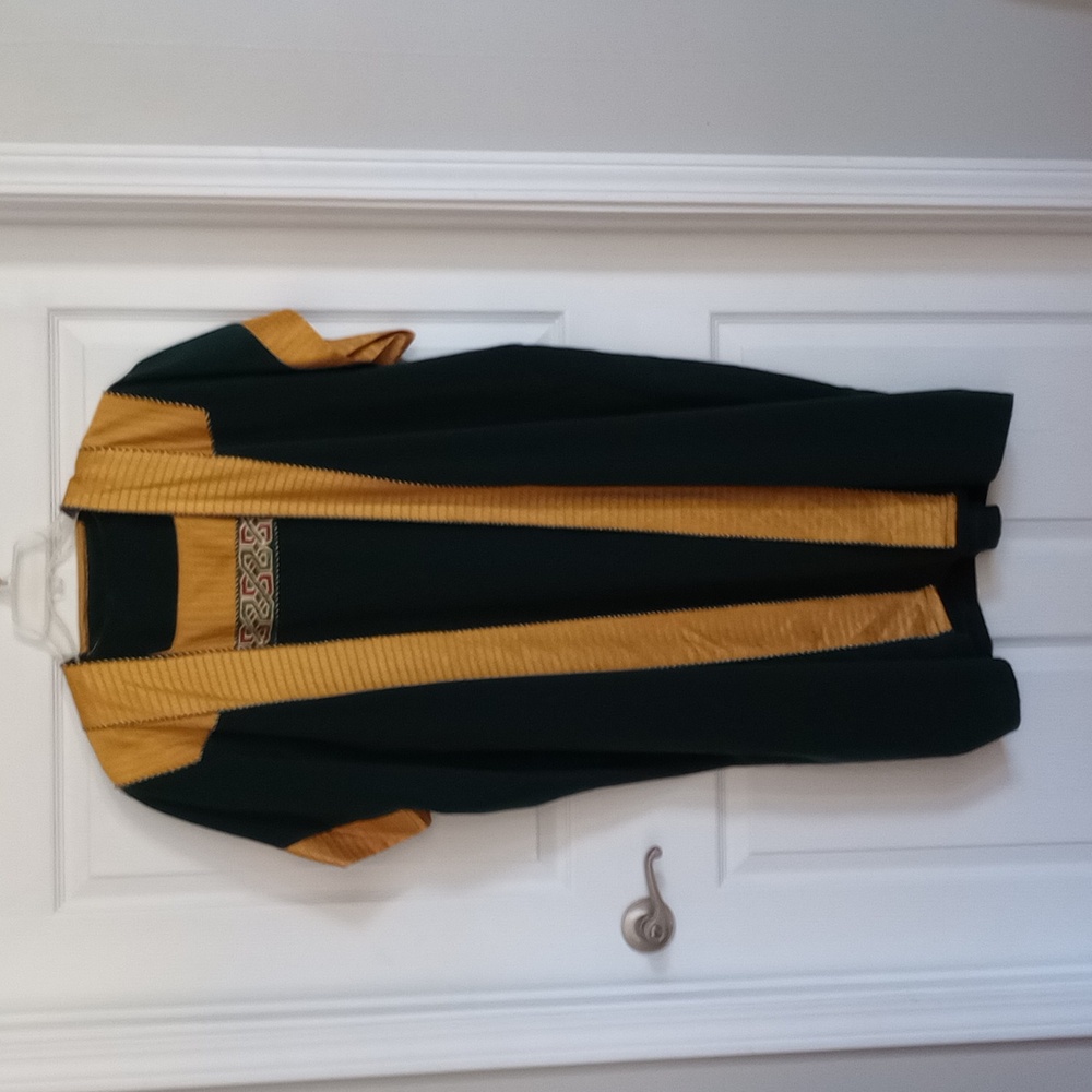 Vintage Handmade Asian Style 2 Piece Dress With Jacket